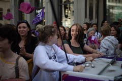 Frauenstreik in St.Gallen. (Bild: Benjamin Manser)