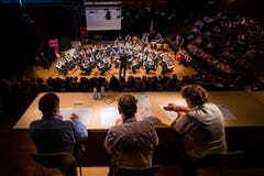 Auch hier bewerten Juroren die Auftritte. (Bild: Philipp Schmidli, Hergiswil, 15. Juni 2019)