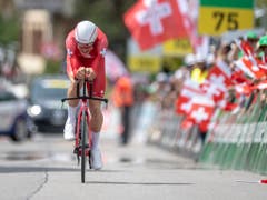 Stefan Küng konnte die Erwartungen der Schweizer Fans nicht erfüllen (Bild: KEYSTONE/URS FLUEELER)