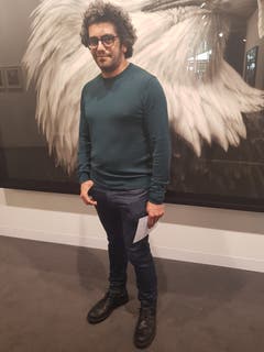 «Angezogen wie immer», sagt Basim Magdy, Künstler aus Basel.