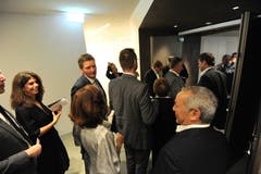 Grosser Ansturm auf das Konzert der Berliner Philharmoniker. (Bild: Urs Hanhart, Andermatt, 16. Juni 2019)