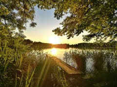 Ein Sonnenuntergang am Soppensee. (Bild: Urs Gutfleisch, Buttisholz, 16. Juni 2019)