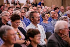 Und zu lachen hatten sie auch. (Bild: Philipp Schmidli, Hitzkirch, 16. Juni 2019)