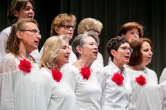 Der Frauenchor Schwyz. (Bild: Philipp Schmidli, Hitzkirch, 16. Juni 2019)