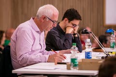 Die Juroren sind konzentriert bei der Arbeit. (Bild: Philipp Schmidli, Hitzkirch, 16. Juni 2019)