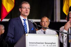 Regierungsrat Reto Wyss. (Bild: Philipp Schmidli, Hitzkirch, 16. Juni 2019)