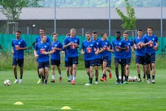 Auch Laufeinheiten sind angesagt. (Bild: Martin Meienberger / Freshfocus, Luzern, 17. Juni 2019)