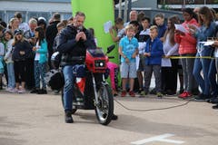 Oliver Krauss hat seine über 30-jährige Honda in ein Elektromotorrad umgebaut.