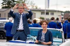 Diesen Augenblick wollte sich "Sepp" Wyss persönlich festhalten, und...