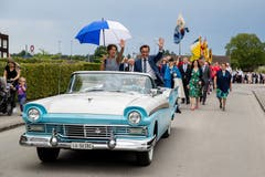 Über 100 Personen marschierten mit Kantonsratspräsident Josef Wyss mit.