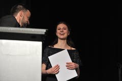 Arlette Journeaux erhielt den Preis für die beste Maturaarbeit. (Bild: Urs Hanhart, Altdorf, 19. Juni 2019)