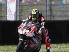 Tom Lüthi auf dem Circuit in Mugello (Bild: KEYSTONE/EPA ANSA/CLAUDIO GIOVANNINI)