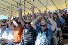 Gute Stimmung bei den Zuschauern. (Bild: Eveline Beerkircher, Willisau, 2. Juni 2019)