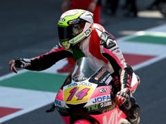In der Moto3-Klasse gewann mit Tony Arbolino ebenfalls ein Italiener (Bild: KEYSTONE/EPA ANSA/CLAUDIO GIOVANNINI)