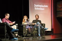 Julia von Lucadou und Heinz Helle. (Bild: Mirjam Bächtold)