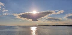 Ein Engel über dem Bodensee! (Bild: Petra Kern)