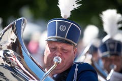 Am Kantonal-Musiktag. (Bild: Roger Grütter, Altishofen, 2. Juni 2019)