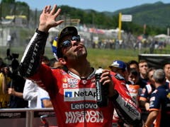 Erster GP-Sieg - und dies ausgerechnet in der Heimat: der Italiener Danilo Petrucci (Bild: KEYSTONE/EPA ANSA/CLAUDIO GIOVANNINI)