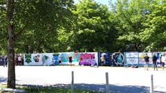 Street Art auf der Kreuzbleiche. (Bild: Doris Sieber)