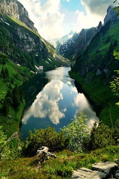 Fählensee im Sonntagabendlicht. (Bild: Thomas Ammann)