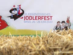 Am 31. Eidgenössischen Jodlerfest in Basel werden Zehntausende Besucher erwartet. (Bild: KEYSTONE/GEORGIOS KEFALAS)