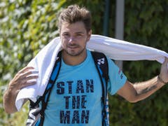 Stan Wawrinka beginnt das Turnier in Wimbledon gegen den belgischen Qualifikanten Ruben Bemelmans (Bild: KEYSTONE/PETER KLAUNZER)