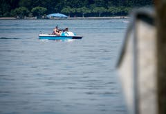 Kreuzlingen TG - Hitze im Thurgau: Impressionen aus dem Seeburgpark in Kreuzlingen.