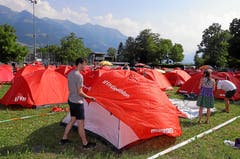 Impression vom Opening Friday am Gigathlon 2019 in Sarnen.