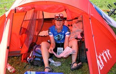 Einleben im Gigathlon-Camp.
