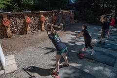 Hier wird scharf geschossen. (Bild: Boris Bürgisser, 29. Juni 2019)