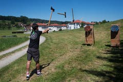 Die Schweizer Meisterschaft fand ausserhalb von Römerswil statt. (Bild: Boris Bürgisser, 29. Juni 2019)