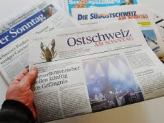 Die am heutigen Sonntag wird auch die digitale Ausgabe der «Ostschweiz am Sonntag» eingestellt. (Bild: KEYSTONE/STEFFEN SCHMIDT)