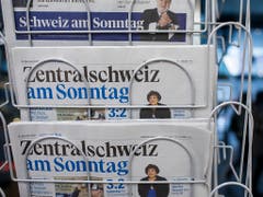Die «Zentralschweiz am Sonntag» ist am heutigen Sonntag zum letzten Mal erschienen. (Bild: KEYSTONE/ALEXANDRA WEY)