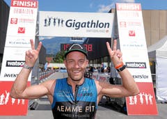 Peter Gerber ist Gesamtsieger in der Kategorie Single Men und damit Gigathlon Man 2019. (Bild: swiss-image)