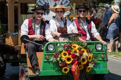 Impressionen vom Festumzug - das OK des Zentralschweizerischen Jodlerfestes in Horw. (Bild: Boris Bürgisser)