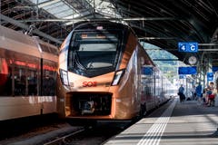 Der erste neue «Traverso» fährt auf der Voralpen-Express-Strecke zwischen St. Gallen und Luzern. (Bilder: Adriana Ortiz Cardozo)