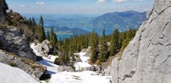 Junischnee auf dem Brisen bei Niederrickenbach. (Bild: Ines Schwihla, 2. Juni 2019)