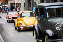Zur 20. Ausgabe des OiO tuckerten 540 Oldtimer durch Sarnen. (Bild: Jakob Ineichen, 9. Juni 2019)