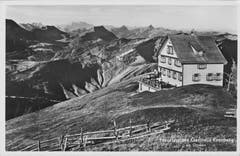 Das neu erstellte Berggasthaus Kronberg. (Bild: Fritz Zwissler, Appenzell/Landesarchiv AI)