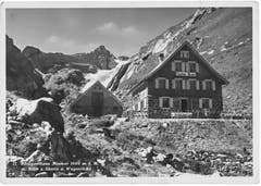Eine undatierte Aufnahme des Berggasthauses Mesmer. (Bild: W. Bachmann, Appenzell/Landesarchiv AI)