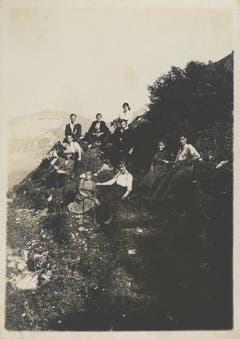 Eine Wandergruppe um 1920. (Bild: Fritz Zwissler, Appenzell/Landesarchiv AI)