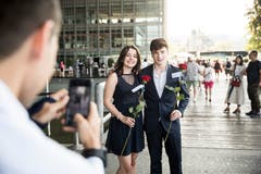 Impressionen der Abschlussfeier der kaufmännischen Berufe. (Manuela Jans-Koch, KKL Luzern, 4. Juli 2019)