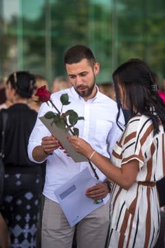 Impressionen der Abschlussfeier der Detailhandelsberufe. (Bild: Dominik Wunderli, KKL Luzern, 4. Juli 2019)