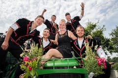 Impressionen der Abschlussfeier der landwirtschaftlichen Berufe. (Bild: Eveline Beerkircher, Berufsbildungszentrum Schüpfheim, 3. Juli 2019)