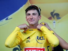 Giulio Ciccone - der überraschende neue Leader der Tour de France (Bild: KEYSTONE/AP/CHRISTOPHE ENA)