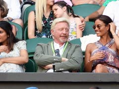 In Wimbledon trotz Finanzproblemen immer noch gern gesehen: Boris Becker (Bild: KEYSTONE/EPA/GERRY PENNY)