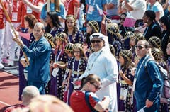 Eröffnung der Gymnaestrada im Dornbirner Stadion Birkenwiese. (Bild: Horst Huber)