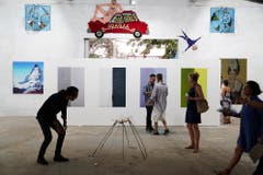 Blick in den Revolution Art Space. (Bild: Nique Nager, Havanna, Juni 2019)