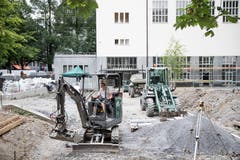 Das reformierte Kirchenzentrum der Lukaskirche wird umfassend saniert. (Bild: Manuela Jans-Koch, Luzern, 11. Juli 2019)