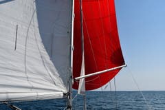 Dank Spinacker kommt die Tringa auch bei leichtem Wind gut vorwärts. (Bild: PD/Christian Perret)